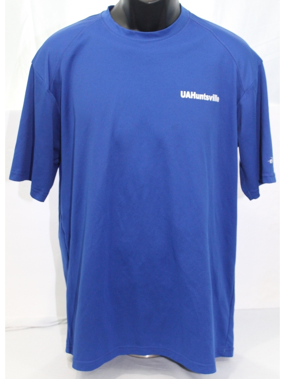 UAH Chargers University of Alabama Huntsville Blue Polyester T Shirt Mens Large